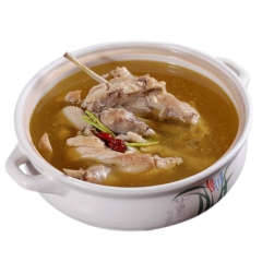 湖北咸宁特产 贺胜土鸡汤   加热即食 熟食 月子滋补，礼盒装，家庭分享 半只鸡鸡汤净含量2200克