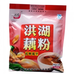 湖北特产 老曹家 洪湖藕粉 传统研磨超纯正 农家纯手工   红枣莲子400g
