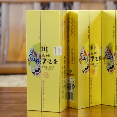 赵李桥茶厂 川字牌 黑茶  三年陳7泡青砖茶400g  湖北特产 茶 茶叶 茗茶
