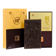 川字牌 赵李桥茶厂 川字牌 黑茶 1000g 青砖源 湖北特产 茶 茶叶 茗茶